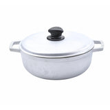 IMUSA Traditional Caldero made in Colombia with Lid, 4.8 Quart, Silver