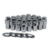 Cragar Standard Mag Lug Nut 7/16-20 with Offset Washer Chrome Finish Set of 20 Pcs