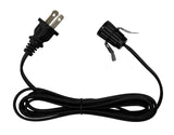 Creative Hobbies 7110K Black Single Light Replacement Clip in Lamp Cord for Christmas Village House, Pumpkin Lights, Small Objec