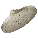 Moen Brushed Nickel 7Inch Single Function Shower Head with Immersion Rainshower Technology, S176BN
