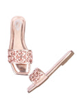 Shoetopia Women'S Flat-721 Flat Sandal-6 Kids Uk (Flat-721-Rose-Gold)-Eu39,Rose-Gold,6,B0D4JTHJTW