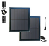 2 Pack 8W Solar Panel for Ring Camera,Solar Panel Charger for Rings Spotlight,Solar Charger for Ring Doorbell,Solar Panel for Se