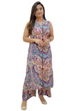 Gosriki Women'S Rayon Viscose A-Line Printed Kurta With Palazzo (Karnan Multi-Gs_L_Multicolor_Large),Multicolour,,B0F1TBJ9KL