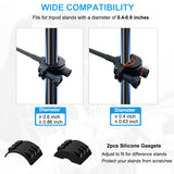 Phone Holder for Mic Stand, JCWINY Mic Stand Phone Holders [10 Long Flexible Gooseneck Arm] Cell Phone Holder for Microphone S