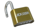 Jekosa JKC/50 [Weatherpoof] Heavy Duty Combination Lock Outdoor - Lock with 4 Digit Code [No Key] - Ideal for Gate, Shed, Fence