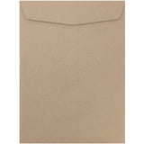 JAM PAPER 10 x 13 Open End Catalog Premium Envelopes - Brown Kraft Paper Bag - Bulk 500/Box