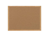 MasterVision Earth Series Self-Healing Cork Bulletin Board, Wall Mounting 100% Recycled Cork Push Pin Board, 24 x 36, Wood Frame