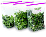 Mobdesk 10 Pcs Plastic Zip Lock Slider ReSealable Zipper Bag For Safe To Store Snacks, Fruits, Dry Fruit, Vegetable, Milk And O