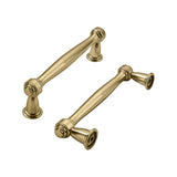 khtumeware 20 Pack 3 Inch(76mm) Brushed Brass Cabinet Pulls Satin Brass Kitchen Cabinet Handles Kitchen Cabinet Hardware for Cup