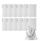 GONGKANGYUAN 12 Pcs Satin Wig Bags with Drawstring Satin Bag for Packaging Hair Extensions Wigs Soft Silk Pouches Hair Tools Sto