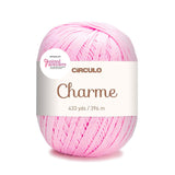 Circulo Charme Yarn for Crochet and Knitting - 433 yds - 100% Mercerized Brazilian Virgin Cotton - Soft Sport Weight - Color 352