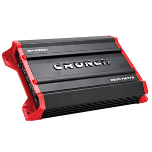Crunch Ground Pounder 1 X 1250 @ 4 Ohms 1 X 2500 @ 2 Ohms N/A @ 1 Ohms Class A/B