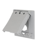 BELL MX2150S Weatherproof Cover, Two device, two gang, Gray