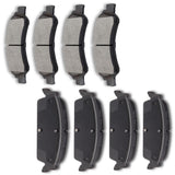 AUTOMUTO 8PCS Front & Rear Semi-Metallic Disc Brake Pads Set D1194 D1363 For Cadillac Escalade Escalade ESV Escalade EXT For Che