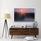 Sunrise Over Kasilof River, Kasilof, Alaska-Paper Art-62,,X42,,