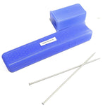 HimmuS Fashion Hub Combo Of Knitting Needles Case & Aluminium Knitting Needle No. 7, Length 25 Cm, Dia 4.5Mm (Pair Of 2 K