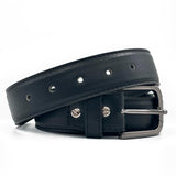 Your Gift Studio Leather Belt For Men | Adjustable Leather Belt For Men & Boys | Leather Belt For Jeans & Dress Pants (Black)