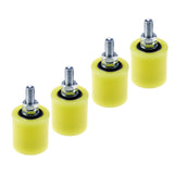 Coshar Slide Gate Guide Roller 2 Sliding Rolling Gates Guider Heavy Duty Gate Support Nylon Rollers Replacement Ball Bearing Sid