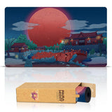 Paramint Blood Moon Shinto Anime - 24x14 Stitched MTG Playmat
