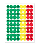 Hygloss Products Visual Behavior Stickers - Incentive Stickers for Students & Kids - Fun Traffic Light Colors - Red, Yellow & Gr