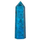 Runyangshi Blue Apatite Natural Crystal Healing Wands, 2.8-3.1 (7-8cm) Single Point Healing Crystal Wand 6 Faceted Reiki Chakra 