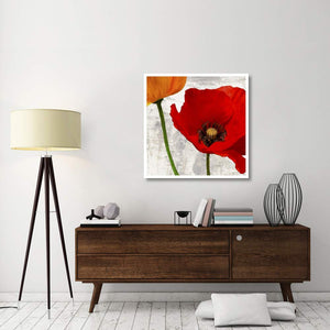 Summer Poppies I-Paper Art-38,,X38,,
