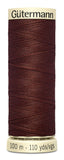 Gutermann SewAll Thread 110 Yds: Chocolate