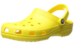 Crocs Unisex Classic Clog Lemon Mens 7 Womens 9 Medium-New