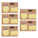 CLOVRIX Cute Memo Pad SelfAdhesive Sticky Notes Office School Supply Yellow| Notes| Desk Accessories | Supplies Business