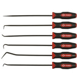 Mayhew Tools 13095 ProGrip 6Piece Long Pick Set, Black Oxide Finish