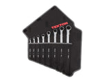 TEKTON 45Degree Offset Box End Wrench Set with Pouch, 8Piece (1/411/4 in.) | WBE23508
