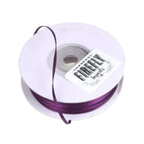 Double Faced Satin Ribbon GiftWrapping, 100 Yards (1/16Inch, Plum)