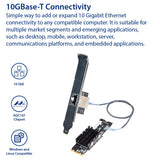 Io Crest 10 Gigabit M.2 M Key Ethernet Network Expansion Card