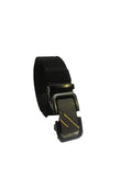 Usl MenS Nylon Canvas Autolock Buckle Free Size Belt (Free Size, Black 60E)