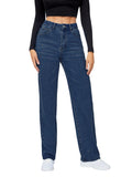 Toplot Straight Leg Jeans For Women (Jeans-Denim-5156-Dark Wash-30),Dark Wash,30,B0DFG9S2YB