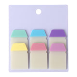 Worison 2 in 1 Transparent Sticky Notes Cum Page Marker, Page Flags Sticky Notes 4 x 2.5 cms 60 Sheets