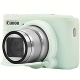 Canboc Camera Silicone Case for Canon PowerShot SX740 SX730 Digital Camera, Soft Silicone Cover with Detachable Lens Cover, Jell