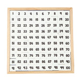 MYADDICTION Math Learning 1100 Number Board Educational Hundred Board Game Toy for Kids