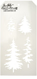 Stampers Anonymous Woodland Stencil, 28.3 x 11.4 x 0.1 cm, MultiColour