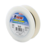 American Fishing Wire Surfstrand, Bare 1x7 Stainless Steel Leader Wire, 210 lb Test, 0.036 Diameter, Bright, 600 ft