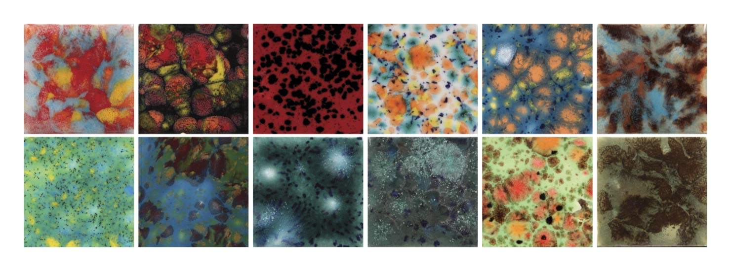 Mayco Jungle Gems Glaze, 1 Pint, Assorted Colors, Set Of 12