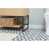Elegant Decor Sloane 40 Mdf And Steel Single Bathroom Vanity In Maple