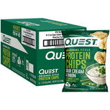 Quest Protein Chips - Sour Cream & Onion (8 Bags)