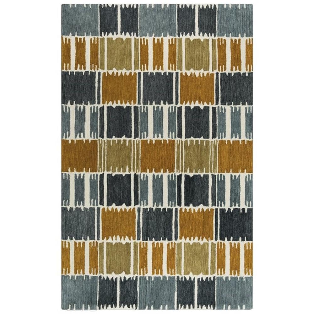 Alora Decor Rivera 8'9' X 11'9' Gray/Brown/Ivory/Gold Hand-Tufted Area Rug
