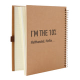 King Mills Left Handed Notebooks College Ruled, 160 Pages 1 Subject, Hard Cover Lefty Notebooks. Ideal Gifts For Left Handed Peo