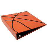 Basketball Card Binder with Hoopz Texture by All Star Products | Real Basketball Look & Feel | Patented 3-Ring Album for Trading