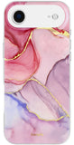 SCORPIFY for iPhone 17 Air Case [Compatible with MagSafe] with Pink Flange Crystal Marble Design, Cute Magnetic Phone Cover for 