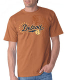 J2 Sport Detroit Retro Tiger T-Shirt,Detroit Retro Tiger Orange,X-Large