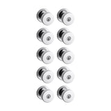 Kwikset Pismo Entry Door Knob with Lock and Key, Secure Keyed Handle Exterior, Front Entrance and Bedroom, Polished Chrome, 10 P