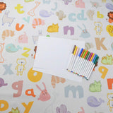 Highchair Floor Mat, Baby Splat Mat for Under High Chair/Arts/Crafts, Womumon Waterproof Spill Mat Non-Slip Splash Mat, Washable